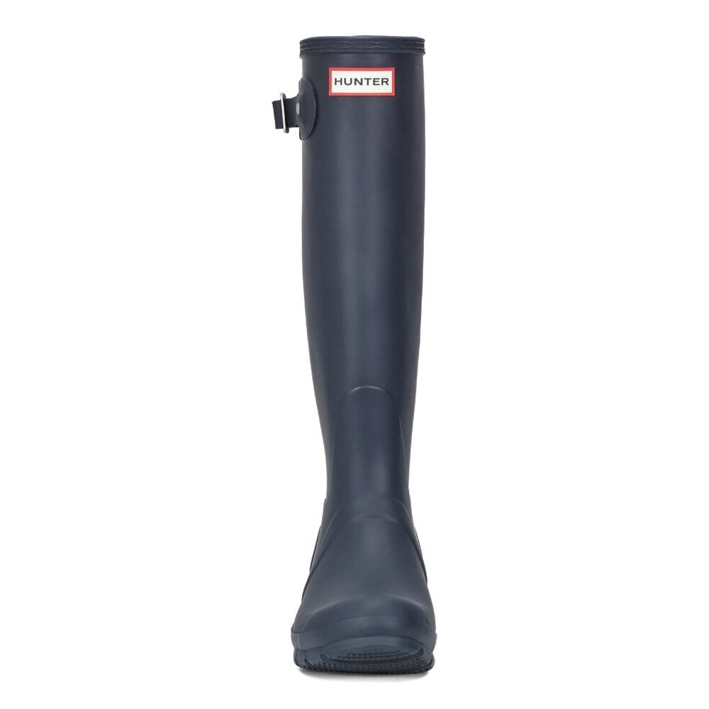 New Hunter Women's Original Tall Waterproof Rain Boots Size 10 Navy Adjustable - Picture 6 of 6